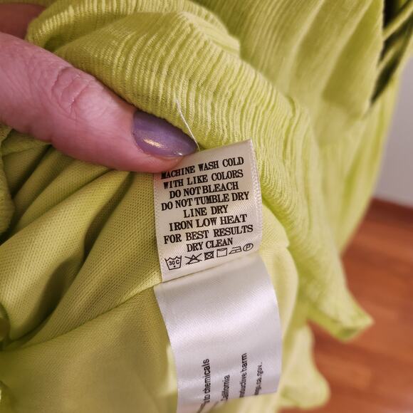 NEW IN Lattice Detail Green Sundress, Size Large - Picture 11 of 11